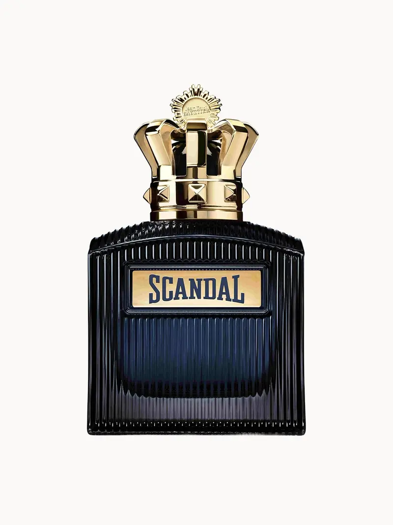 Jean Paul Gaultier Scandal Pour Homme Eau de Parfum Intense 100ml Jean Paul Gaultier — embalagem e produto