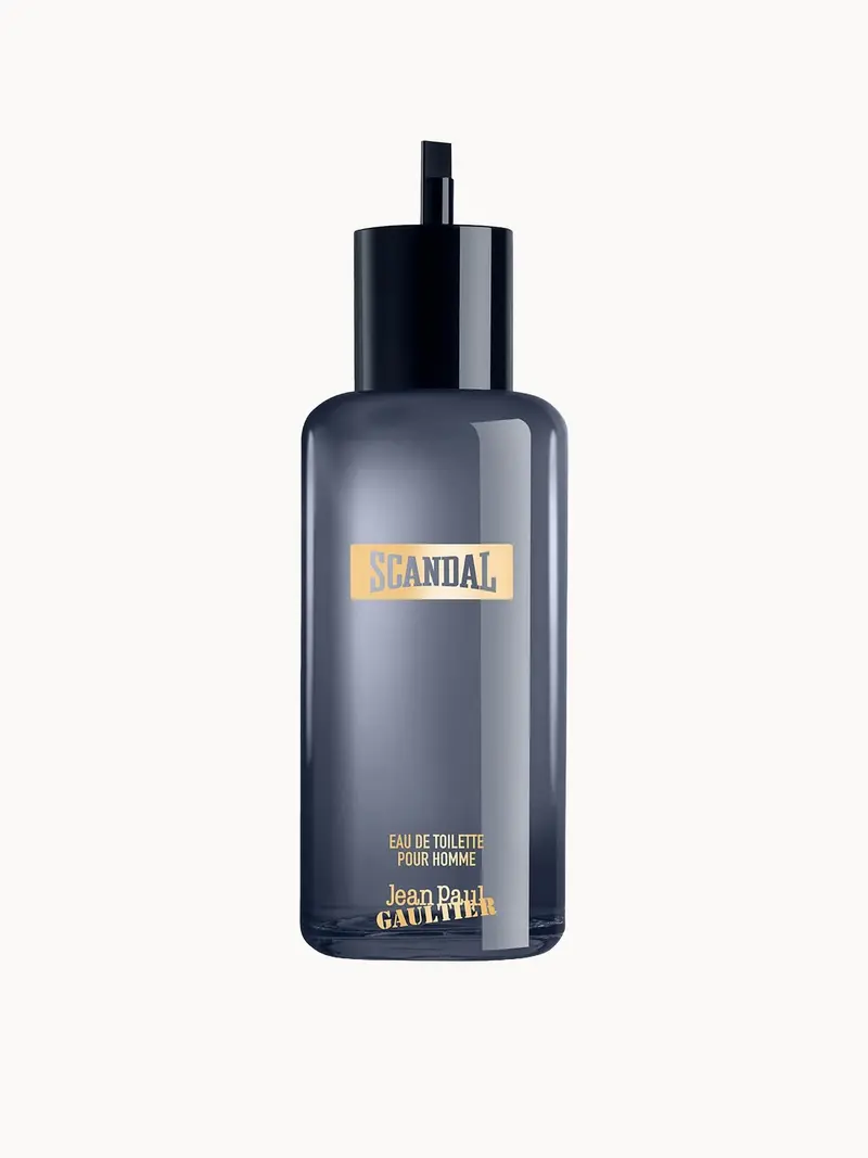 Jean Paul Gaultier Scandal Pour Homme Eau de Toilette 200ml Refill Jean Paul Gaultier — embalagem e produto