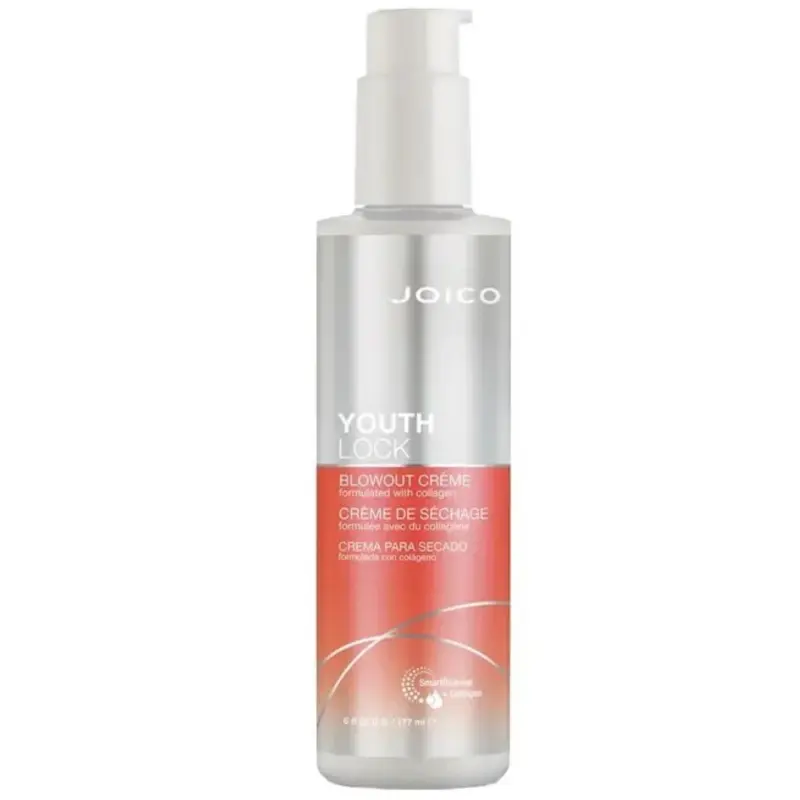 Joico YouthLock Anti-Frizz Blowout Crème 177ml Joico — embalagem e produto