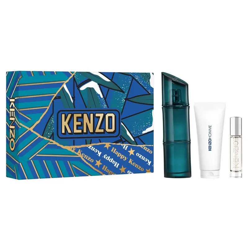 KENZO Homme Limited Edition Gift Set Kenzo — embalagem e produto