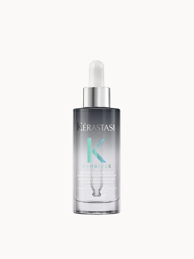Kérastase Symbiose Intensive Anti-Dandruff Cellular Night Serum, For Sensitive Scalp Prone To Dandruff, 90ml Kérastase — embalagem e produto