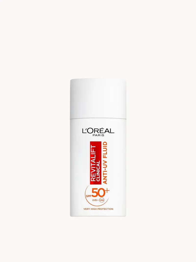 L'Oréal Paris Daily Fluid Tinted Glow SPF 50+ 50ml (Various Shades) L'Oréal Paris — embalagem e produto