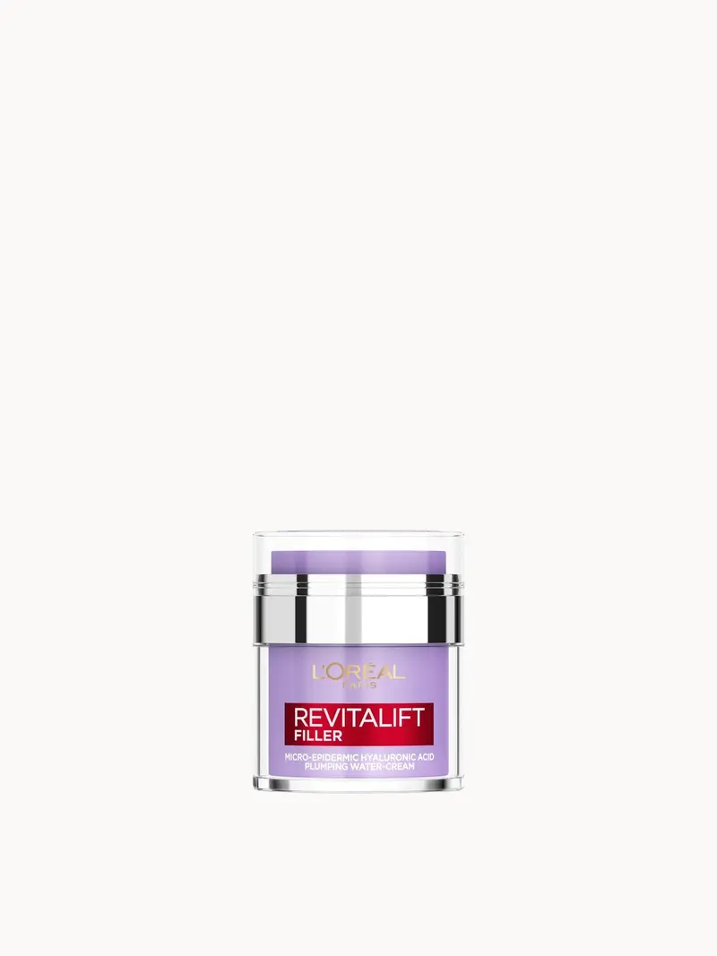 L'Oréal Paris Revitalift Filler Line Plumping Water Cream 50ml L'Oréal Paris — embalagem e produto