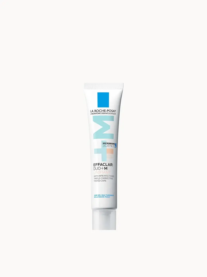 La Roche-Posay Effaclar Duo+M Unifiant Anti-Imperfection Triple Corrective Tinted Care for Blemish-Prone Skin Light 40ml La Roche-Posay — embalagem e produto