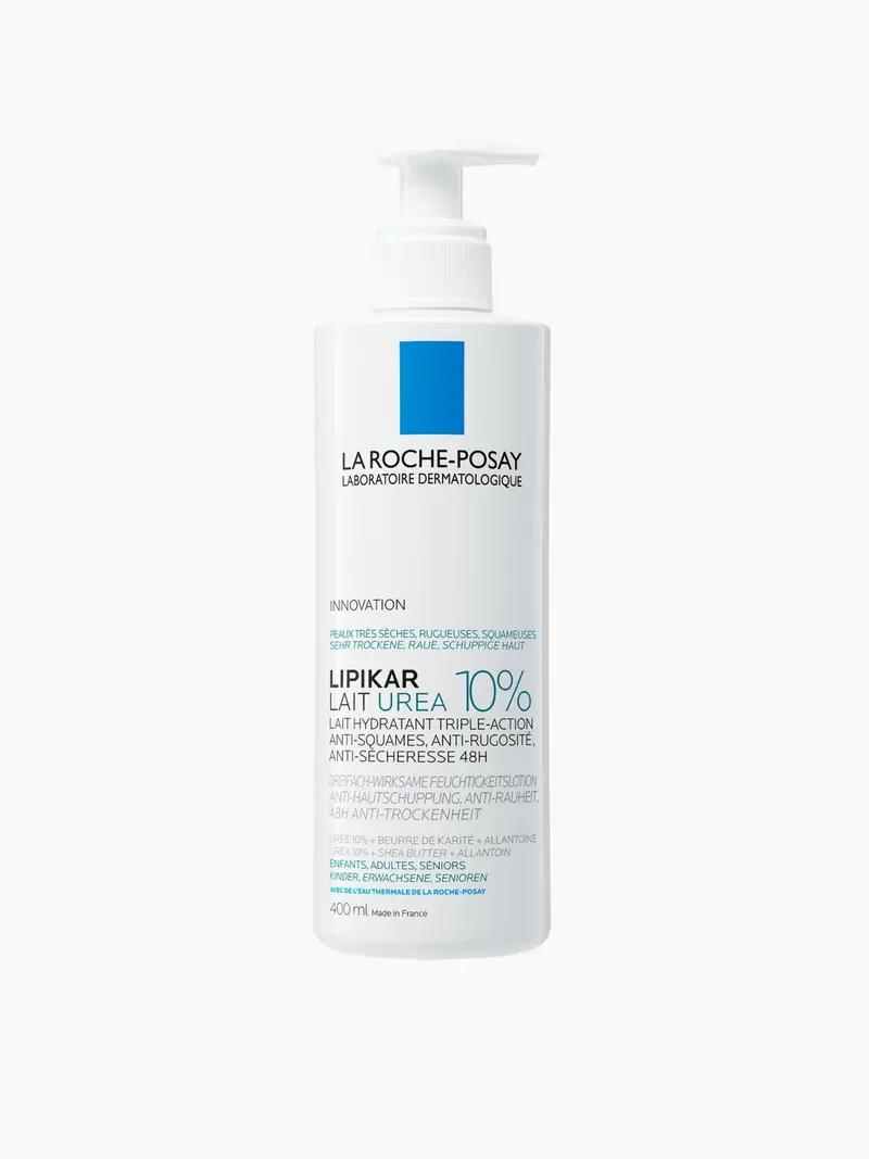 La Roche-Posay Lipikar Urea 10% Roughness Smoothing Lotion 400ml La Roche-Posay — embalagem e produto