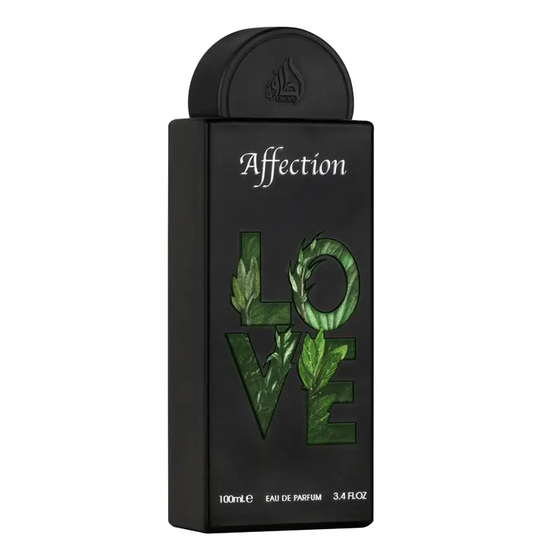 Lattafa AFFECTION Eau de Parfum — embalagem e produto