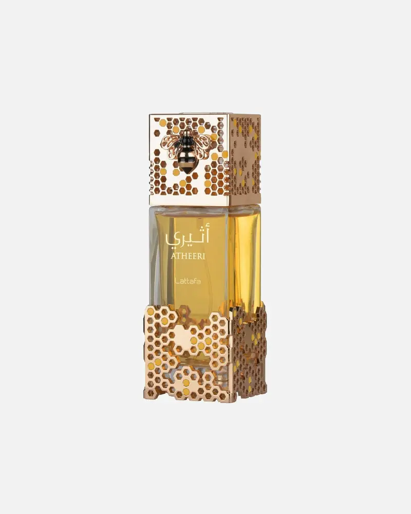 Lattafa Atheeri Eau de Parfum — embalagem e produto