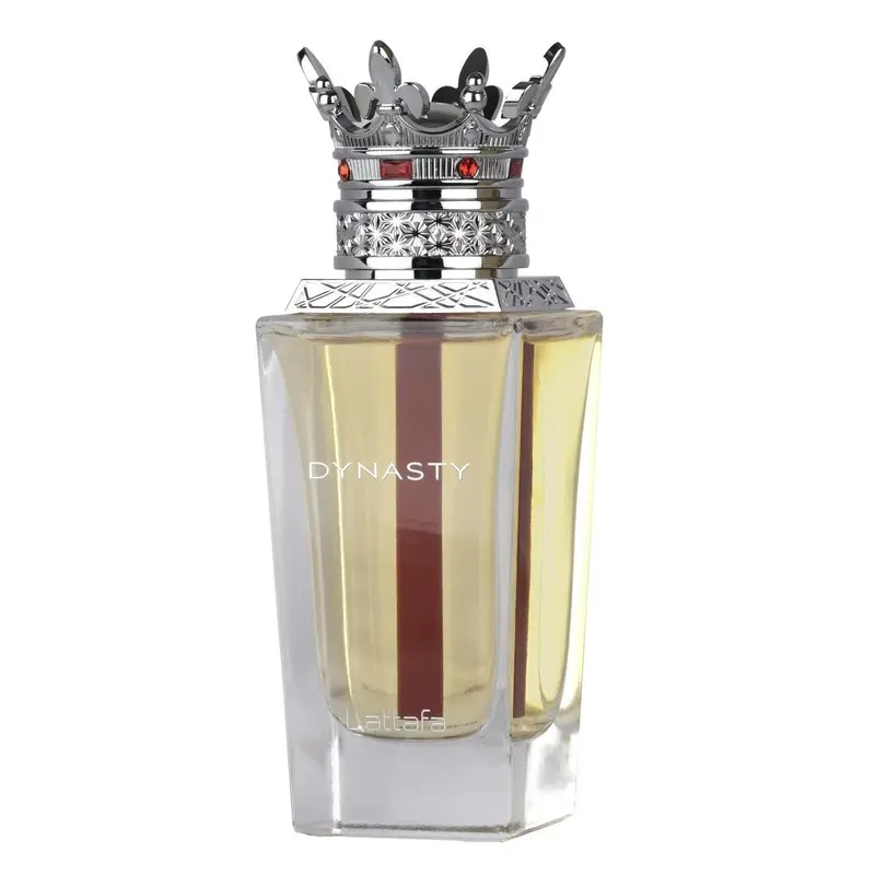 Lattafa Dynasty Eau de Parfum — embalagem e produto