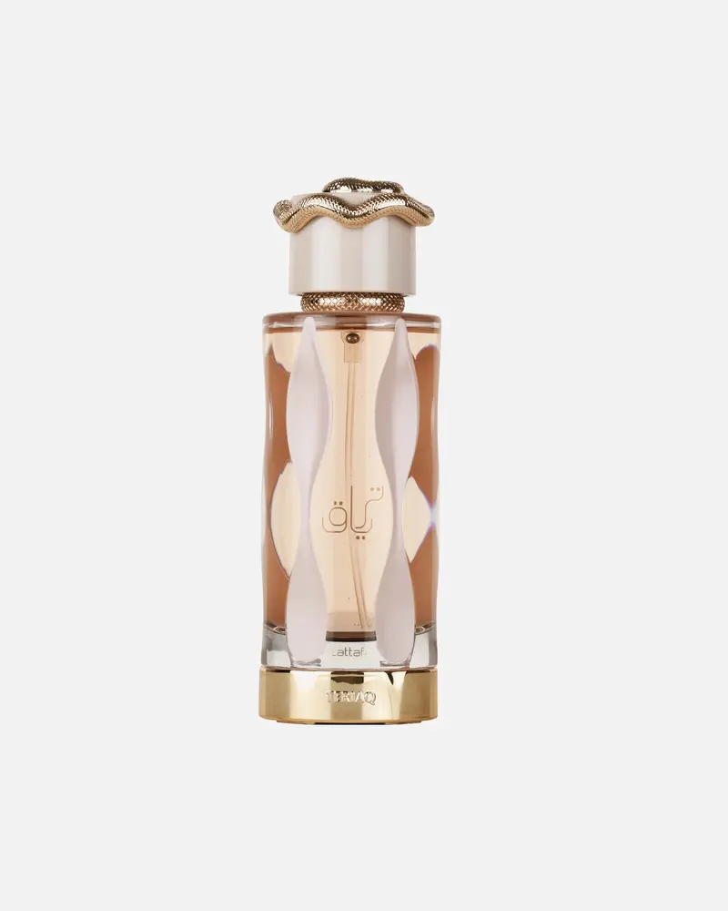 Lattafa Teriaq Eau de Parfum — embalagem e produto