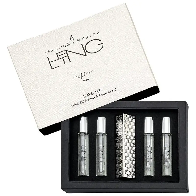 Lengling Munich No 8 Apéro Travel Set Perfume — embalagem e produto