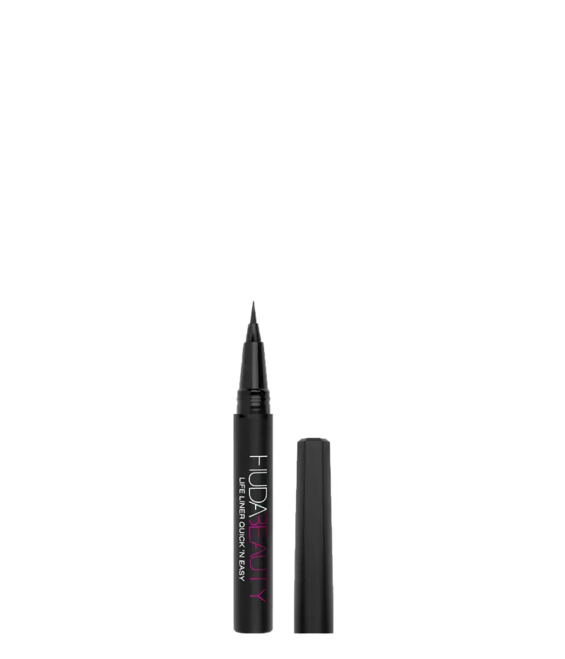 Life Liner Quick 'N Easy Black Mini Huda Beauty — embalagem e produto