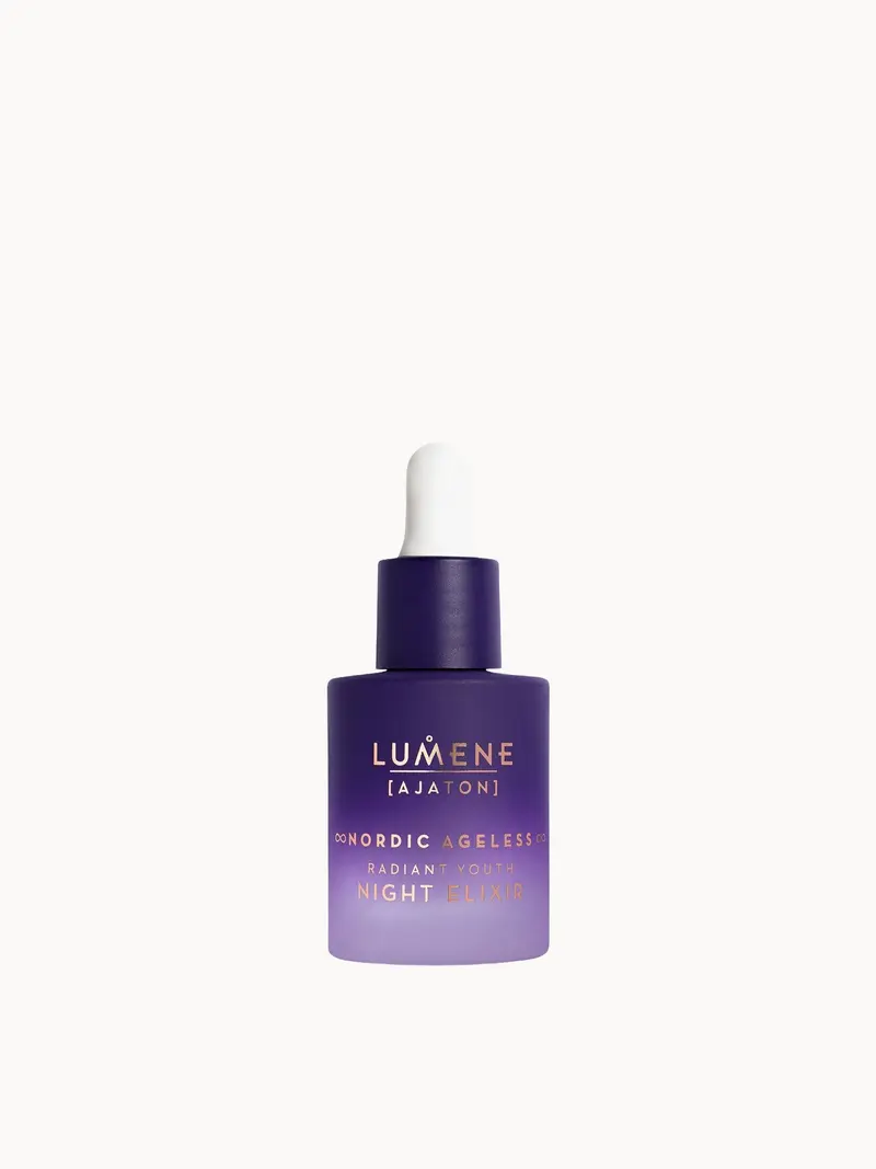 Lumene Ageless Night Elixir 30ml Lumene — embalagem e produto