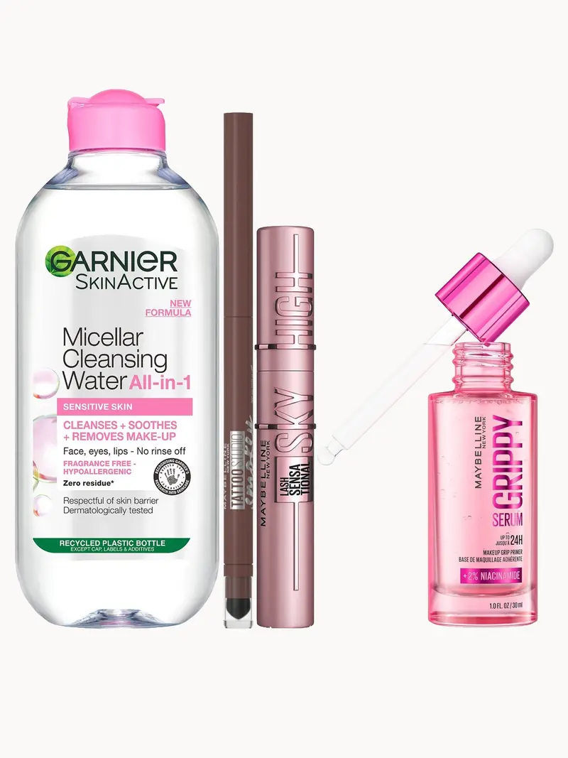 Maybelline & Garnier Heroes Bundle Maybelline — embalagem e produto