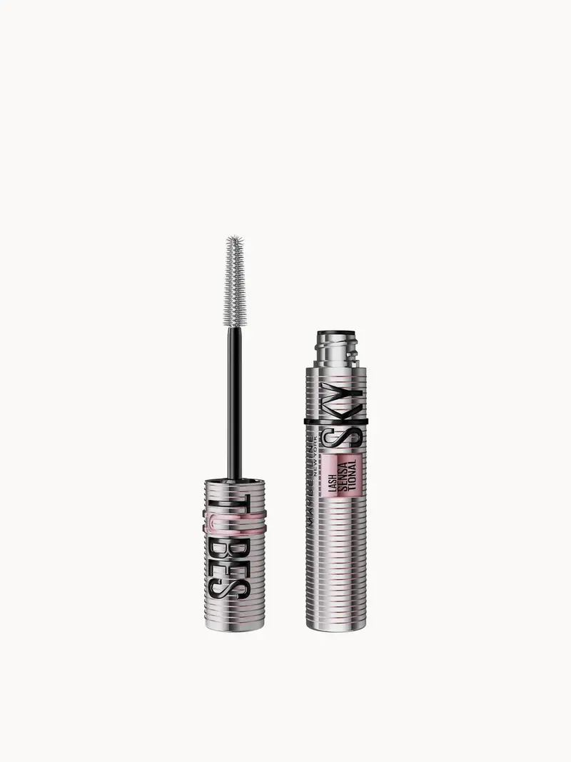 Maybelline Lash Sensational Sky Tubes Tubing Mascara Very Black 7ml Maybelline — embalagem e produto