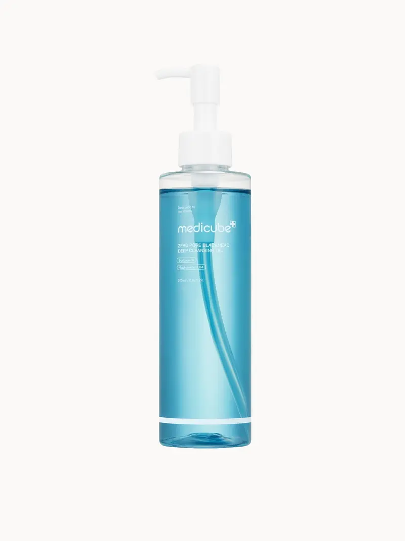 Medicube Zero Pore Blackhead Deep Cleansing Oil 205ml Medicube — embalagem e produto