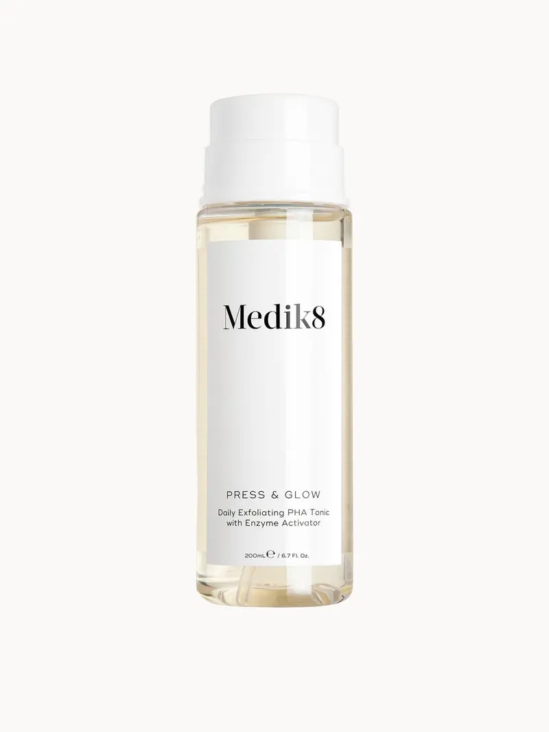 Medik8 Press and Glow Tonic Refill 200ml Medik8 — embalagem e produto