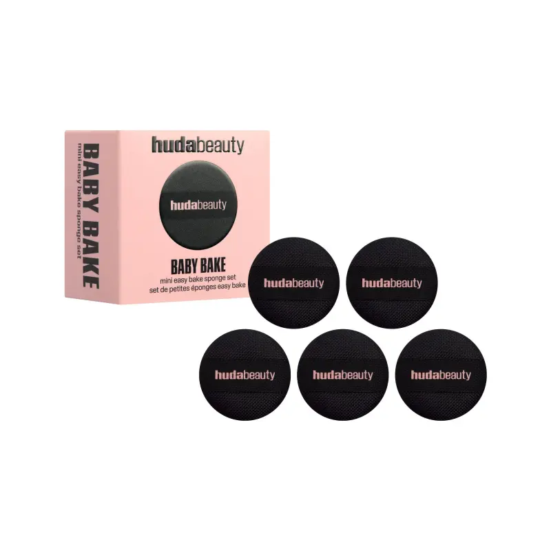 Mini Easy Bake Sponge Set Huda Beauty — embalagem e produto