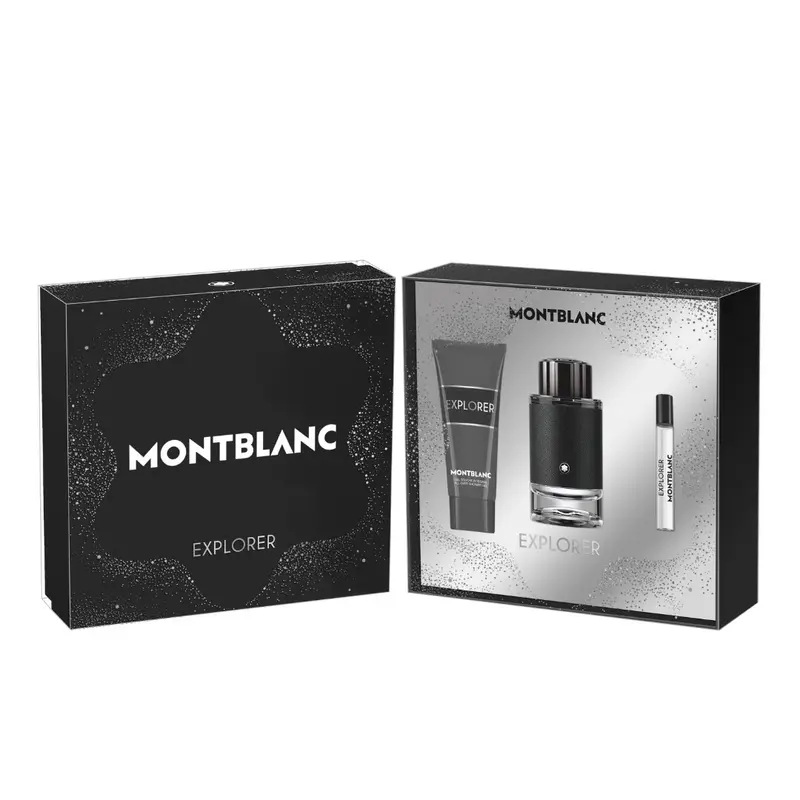 Montblanc Explorer Gift Set — embalagem e produto