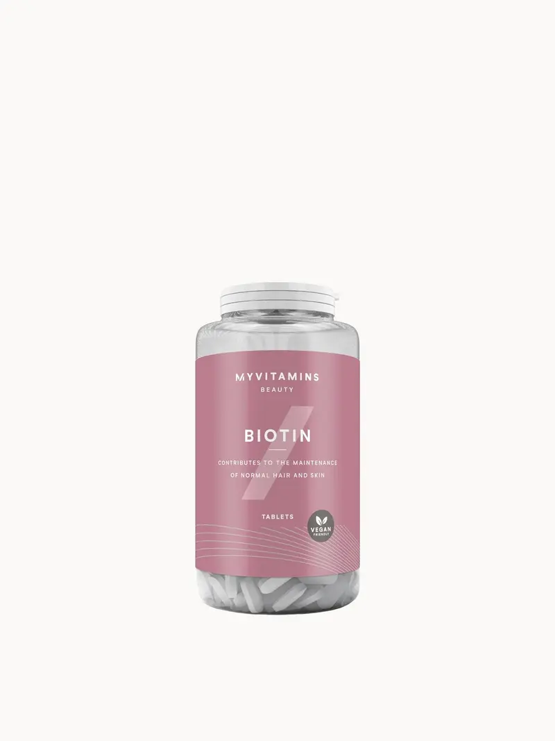 Myvitamins Biotin Myvitamins — embalagem e produto