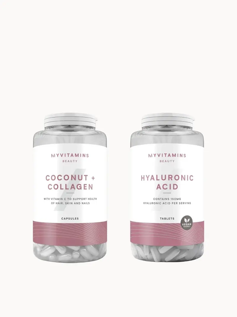 Myvitamins Skin Health Bundle Myvitamins — embalagem e produto