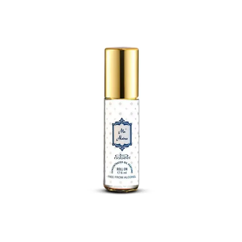 nabeel Ma'Alaina Roll On Oil Perfume — embalagem e produto