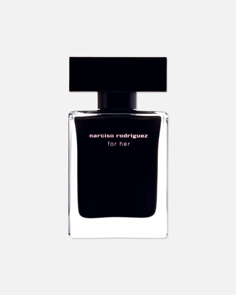 Narciso Rodriguez for her Eau de toilette — embalagem e produto