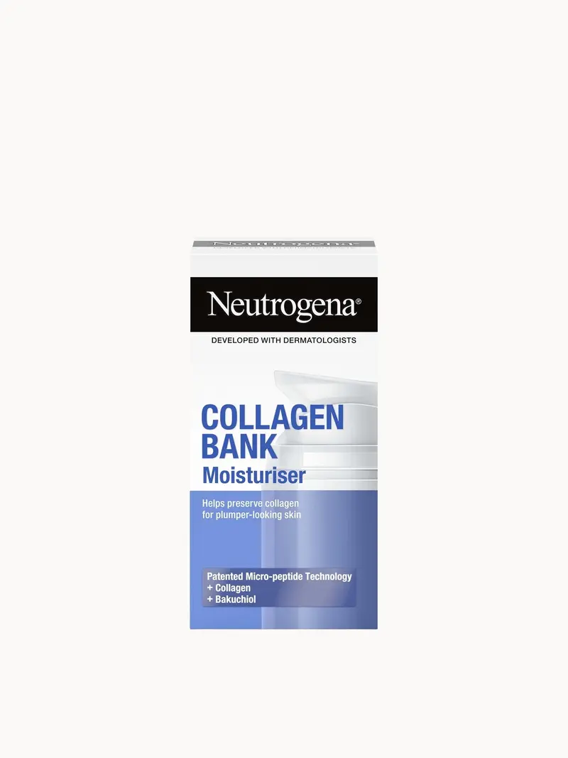 Neutrogena Collagen Bank Moisturiser 50ml Neutrogena — embalagem e produto