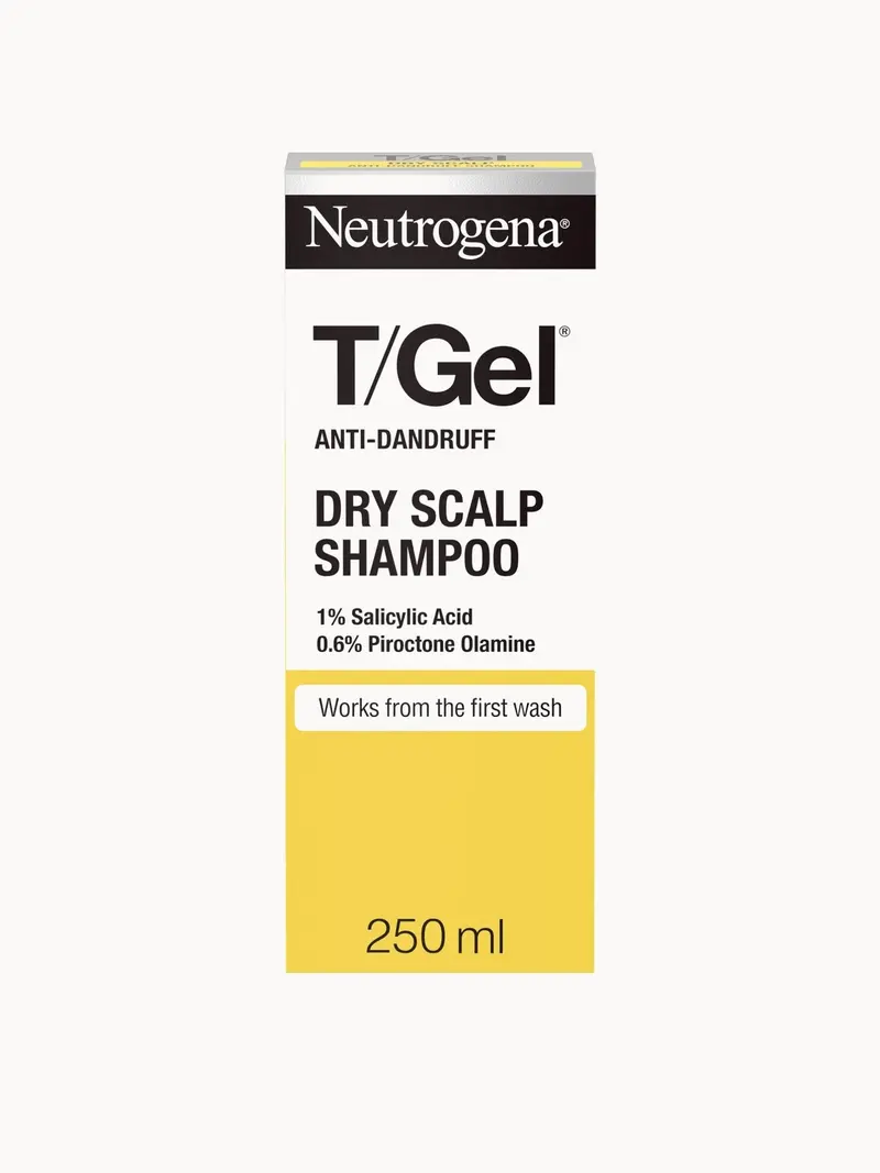Neutrogena T/Gel for Dry Hair 250ml Neutrogena — embalagem e produto
