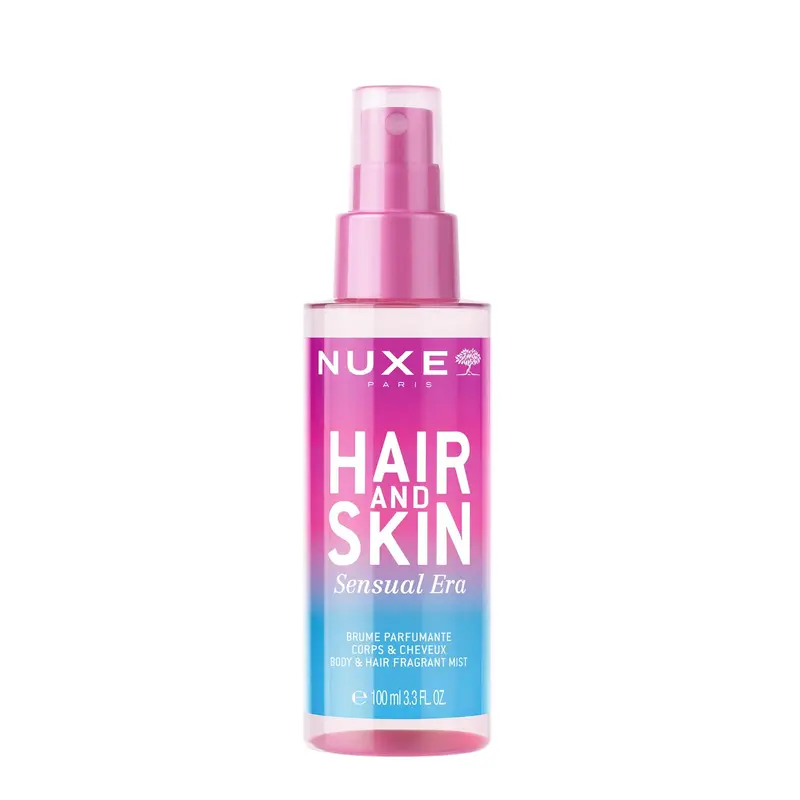 NUXE HAIR AND SKIN Sensual Era Perfumed Body and Hair Mist Body Mist — embalagem e produto