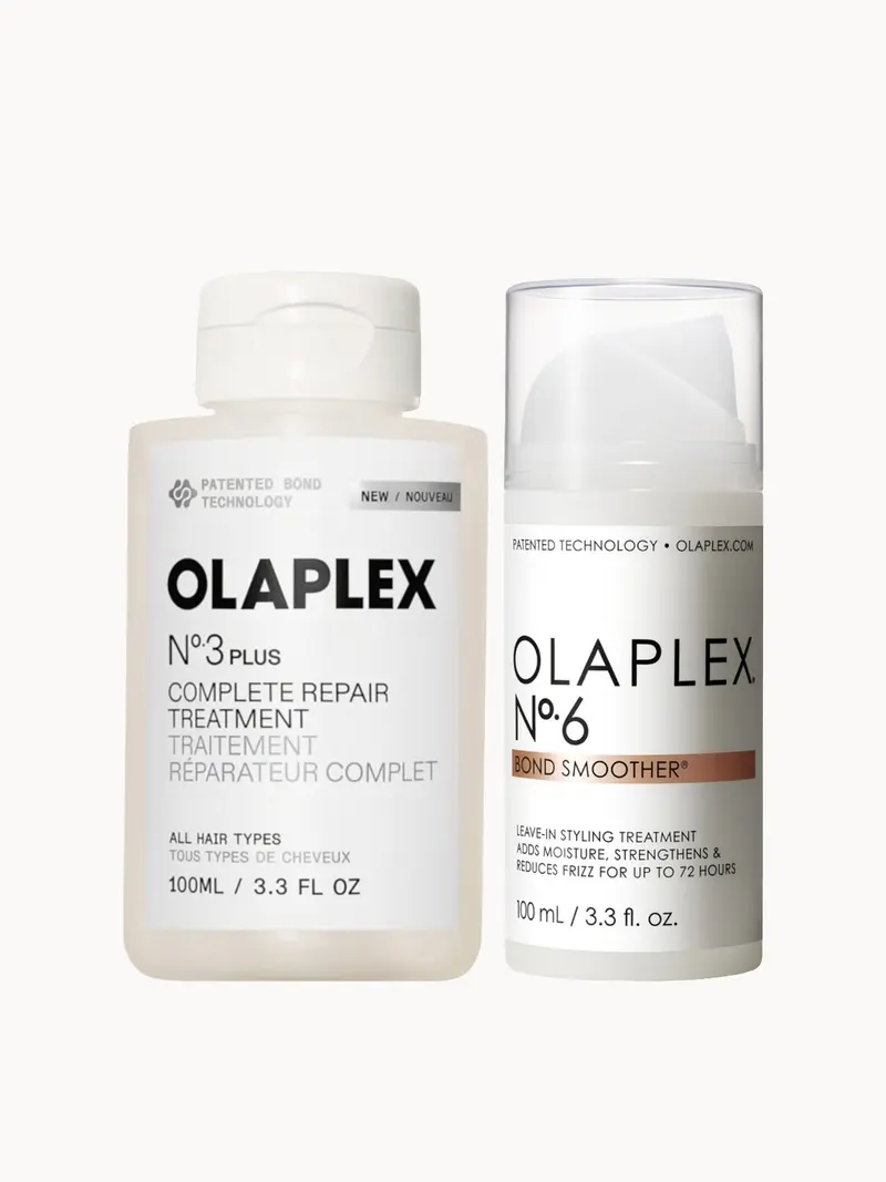Olaplex No.3 and No.6 Duo Olaplex — embalagem e produto