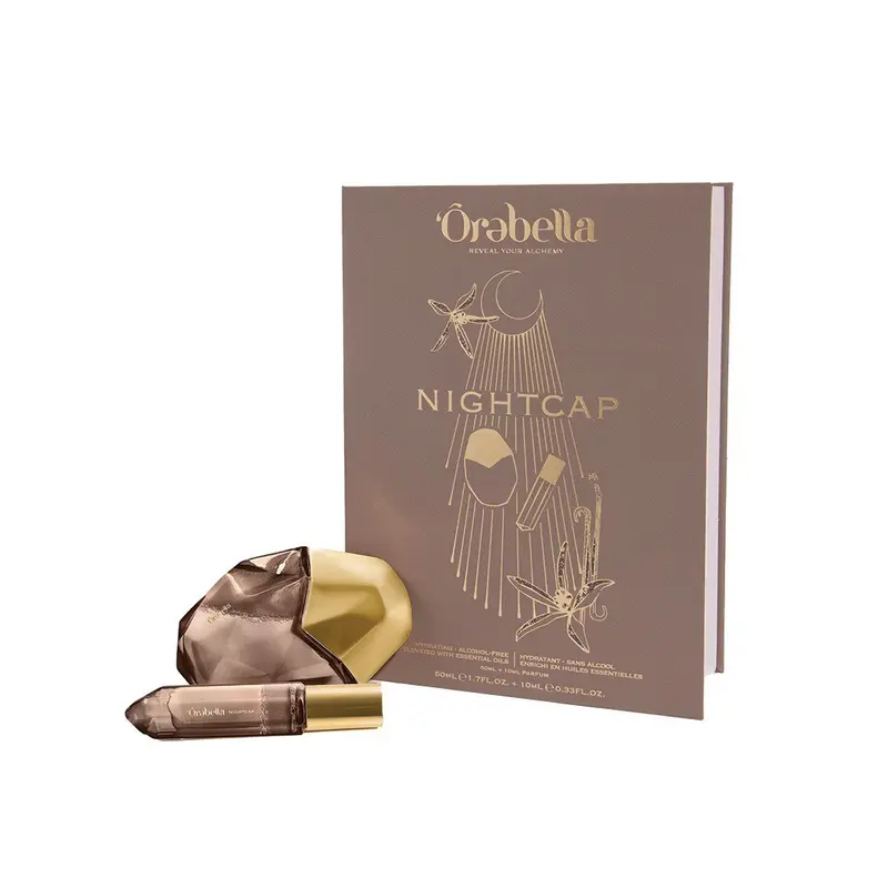 Orebella Nightcap Duo Gift Set — embalagem e produto