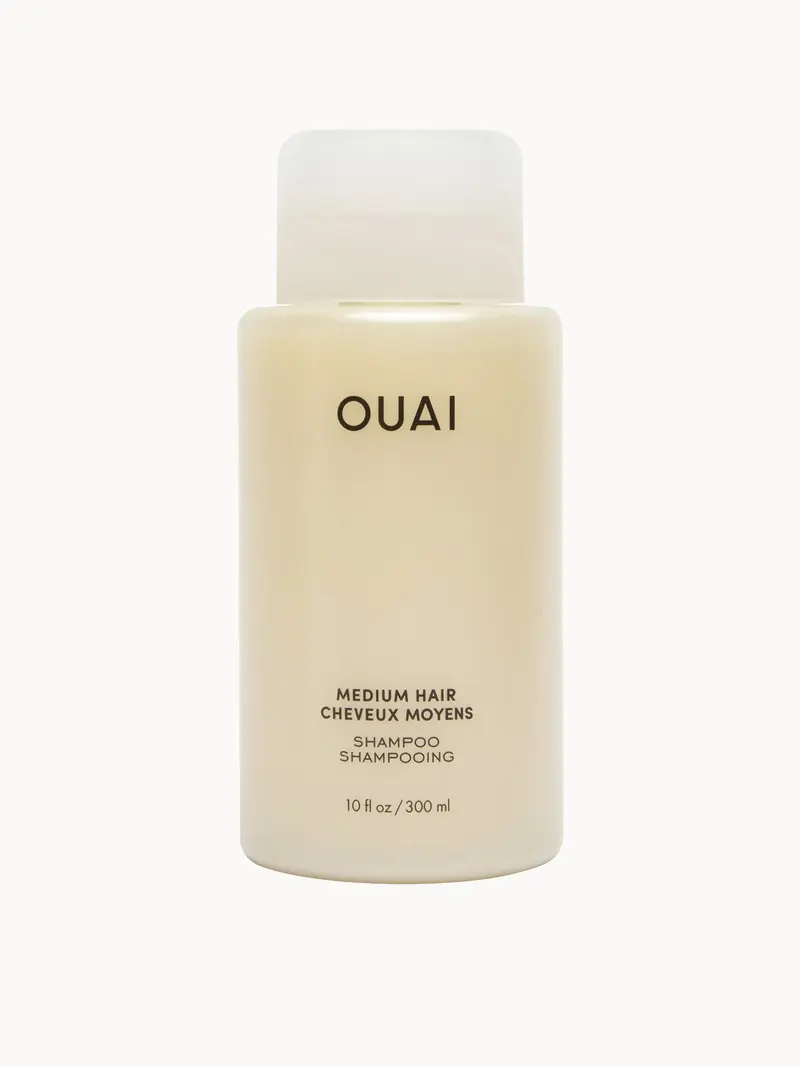 OUAI Medium Hair Shampoo 300ml OUAI — embalagem e produto
