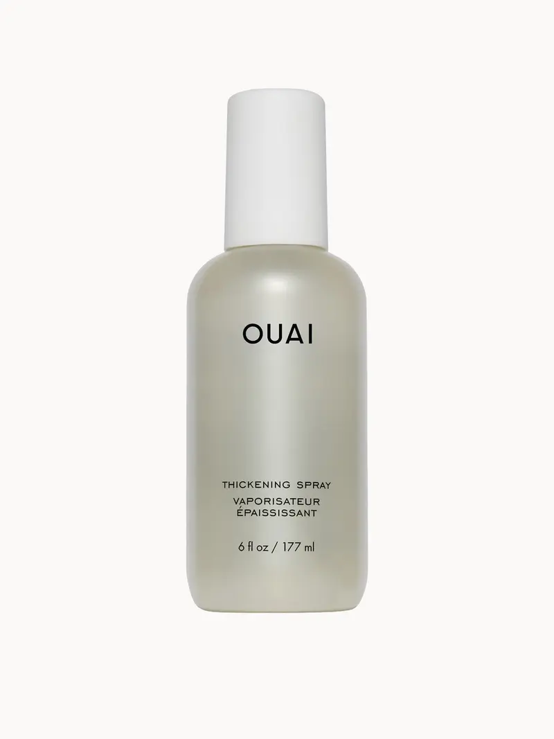 OUAI Thickening Spray 177ml OUAI — embalagem e produto