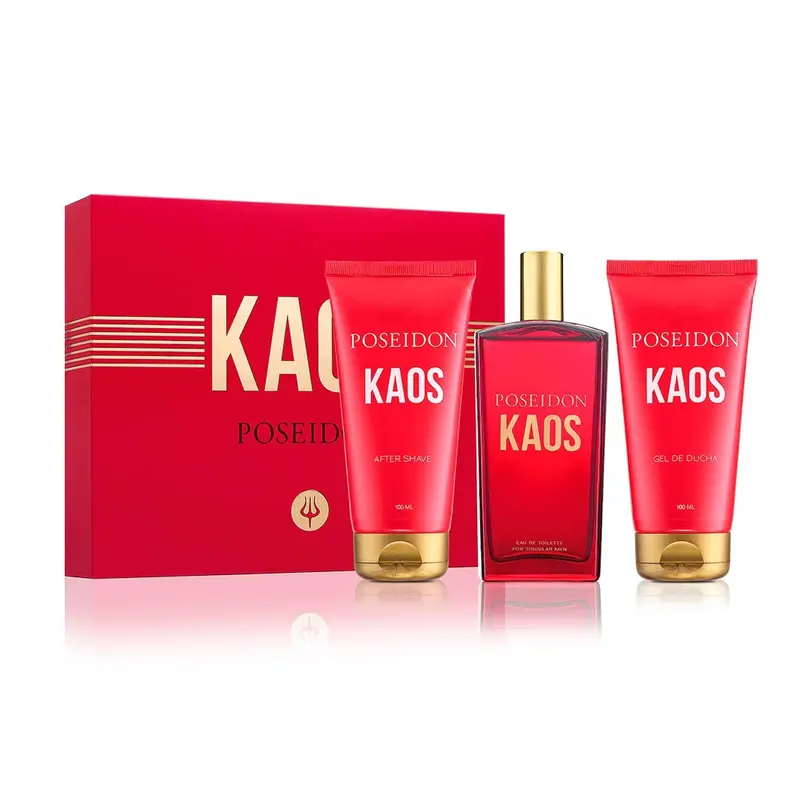 Poseidon Gift Set Kaos Gift Set — embalagem e produto