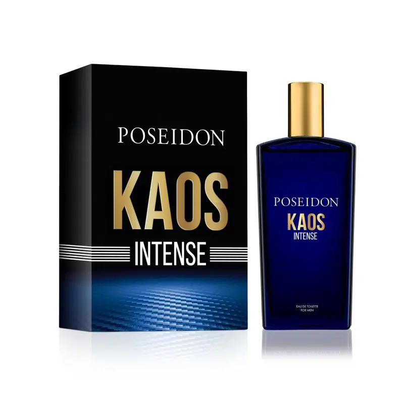 Poseidon Kaos Intense for Men Eau de toilette — embalagem e produto
