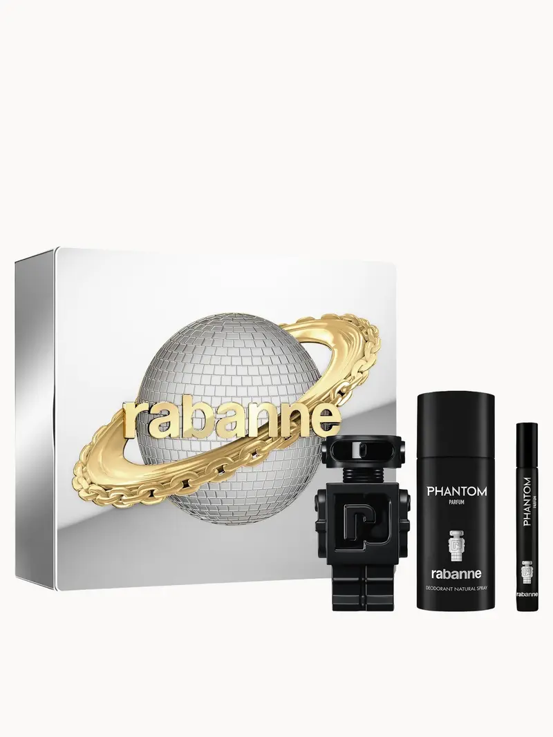 Rabanne Phantom Parfum 50ml Gift Set Rabanne — embalagem e produto