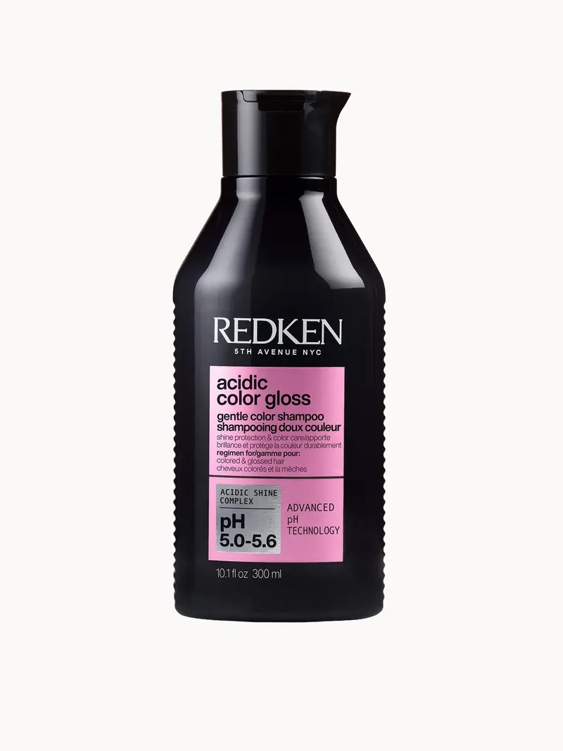 Redken Acidic Color Gloss Shampoo, Sulphate-Free for a Gentle Cleanse, Glass-Like Shine, For Coloured Treated Hair 300ml Redken — embalagem e produto