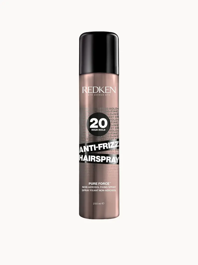 Redken Anti Frizz Hairspray Humidity Resistant High Hold 250ml Redken — embalagem e produto