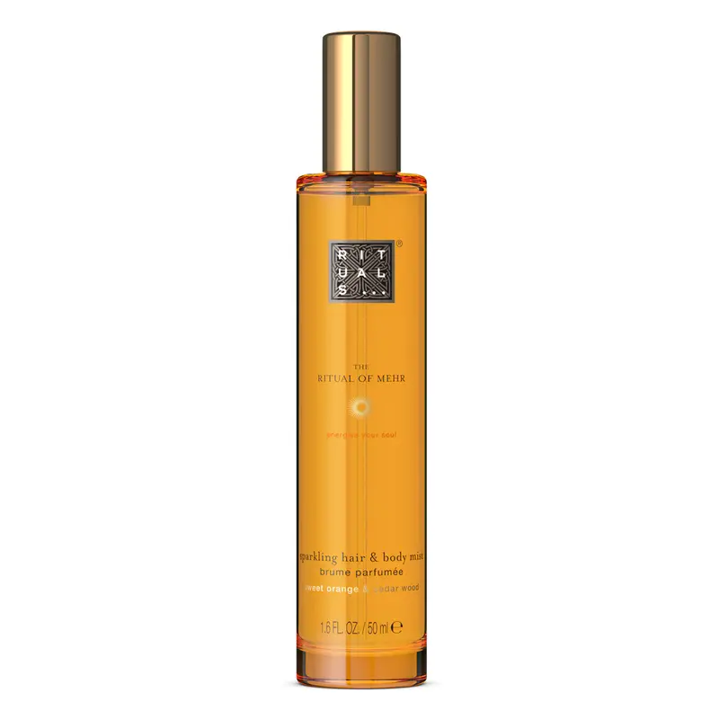 Rituals The Ritual of Mehr Hair & Body Mist — embalagem e produto