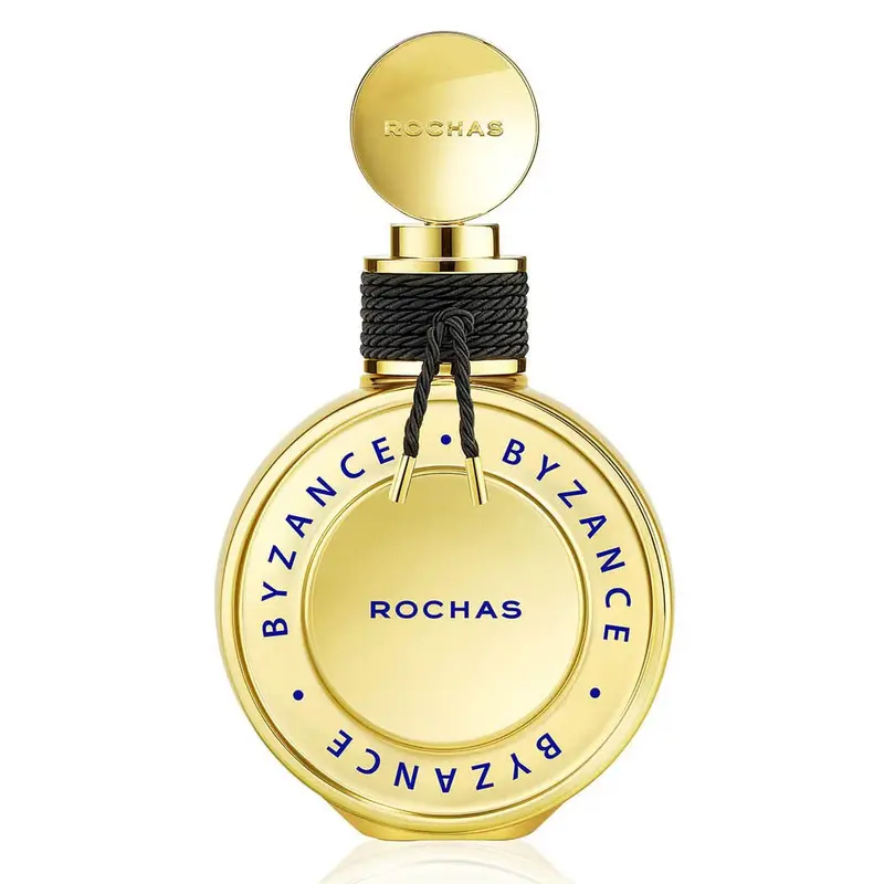 Rochas Byzance Gold Eau de Parfum — embalagem e produto