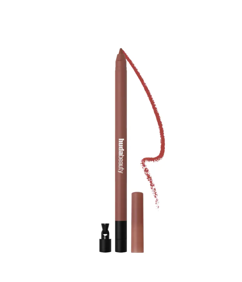 Rosy Nude Lip Duo Huda Beauty — embalagem e produto