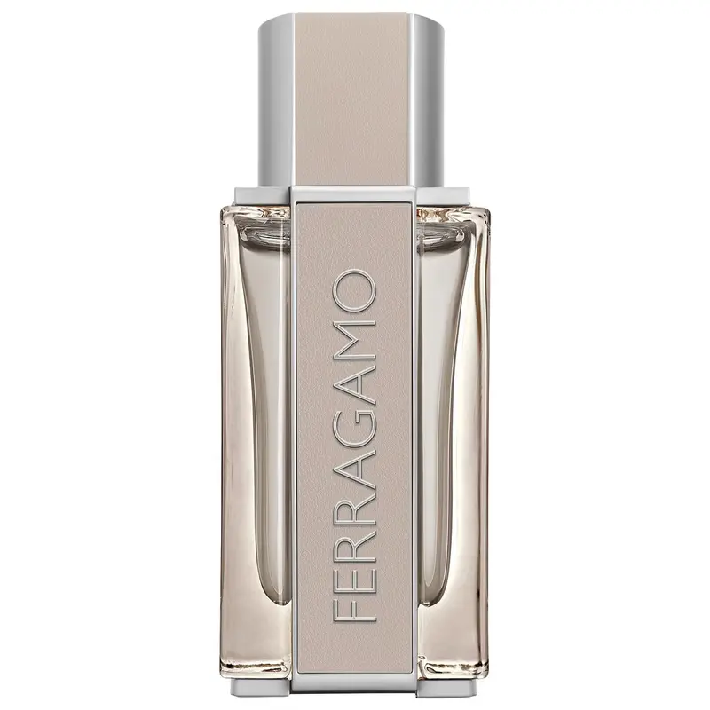 Salvatore Ferragamo Bright Leather Eau de Toilette — embalagem e produto