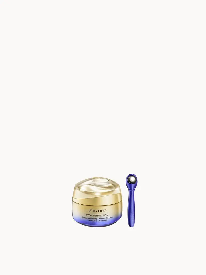 Shiseido Vital Perfection Uplifting and Firming Eye Cream 15ml Shiseido — embalagem e produto