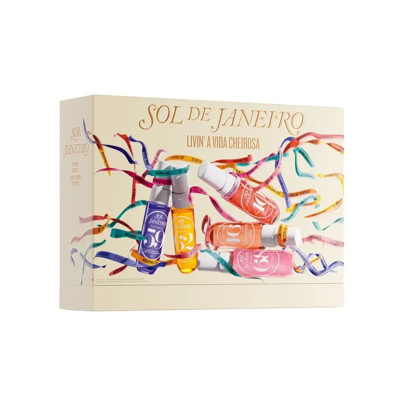 Sol de Janeiro Brazilian Crush Livin' A Vida Cheirosa Gift Set Perfume Mist — embalagem e produto
