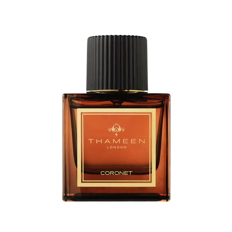 Thameen London Coronet Perfume — embalagem e produto