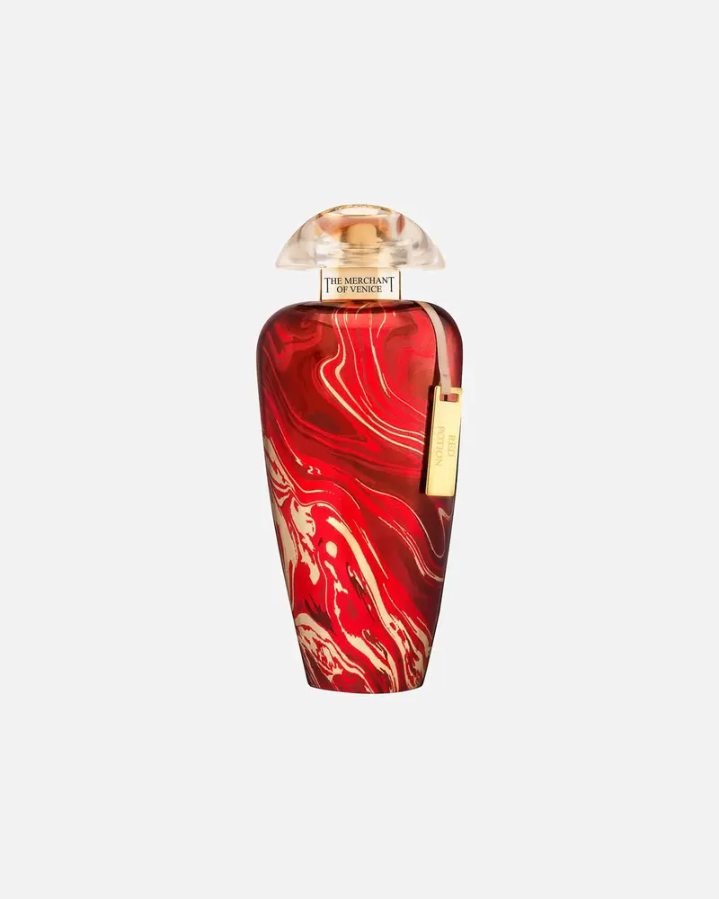 THE MERCHANT OF VENICE Murano Collection Red Potion Eau de Parfum — embalagem e produto