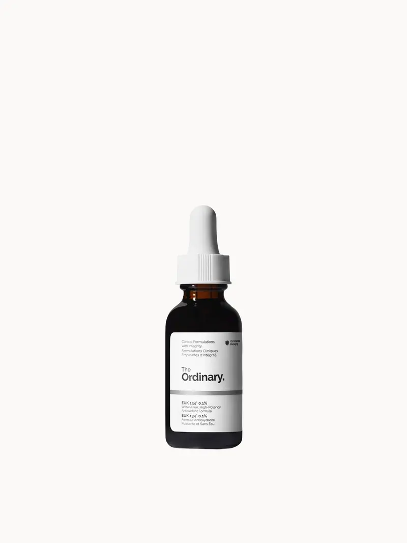 The Ordinary EUK 134 Serum 0.1% 30ml The Ordinary — embalagem e produto