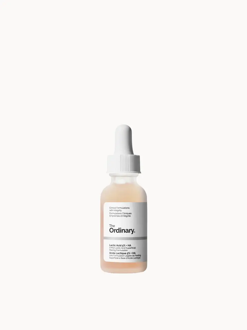 The Ordinary Lactic Acid 5% + HA 2% Superficial Peeling Formulation 30ml The Ordinary — embalagem e produto