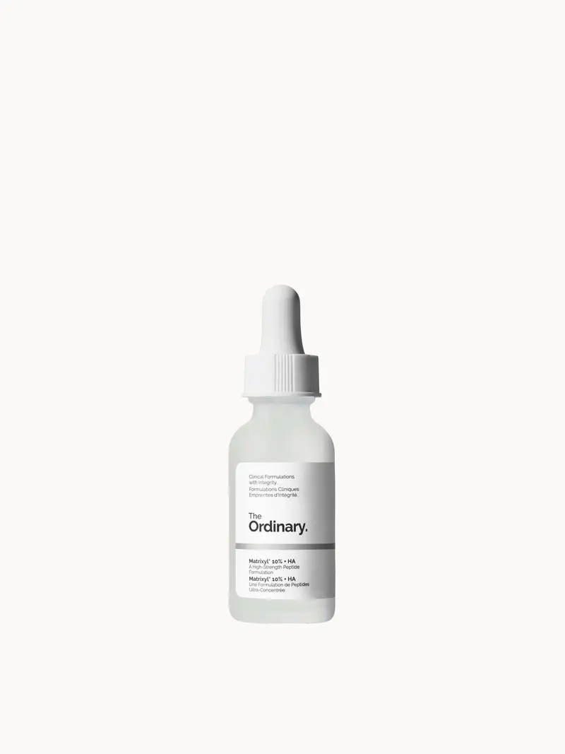 The Ordinary Matrixyl 10% + HA High Strength Peptide Formulation 30ml The Ordinary — embalagem e produto