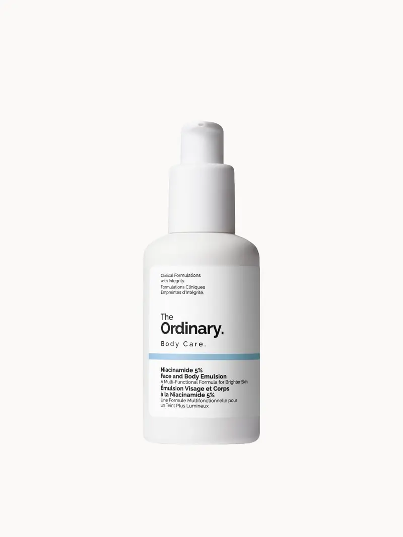The Ordinary Niacinamide 5% Face and Body Emulsion 100ml The Ordinary — embalagem e produto